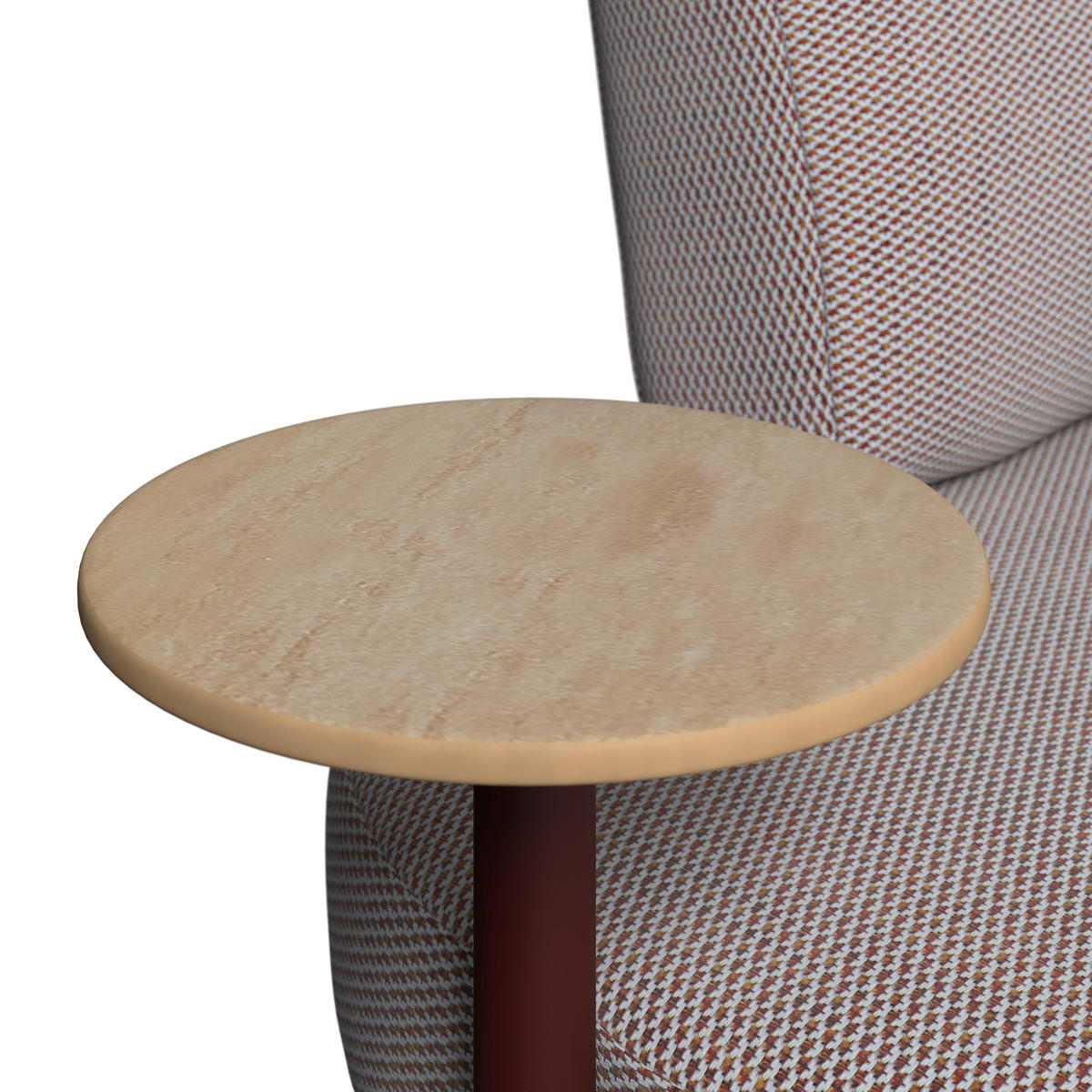 Set Lounge 4 piese  255/165 cm   - crem/roșu burgund, Modern, plastic/metal (255/165cm) - Ambia Garden