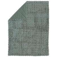 FELLDECKE 150/200 cm  - Grau/Grün, Basics, Textil (150/200cm) - Novel