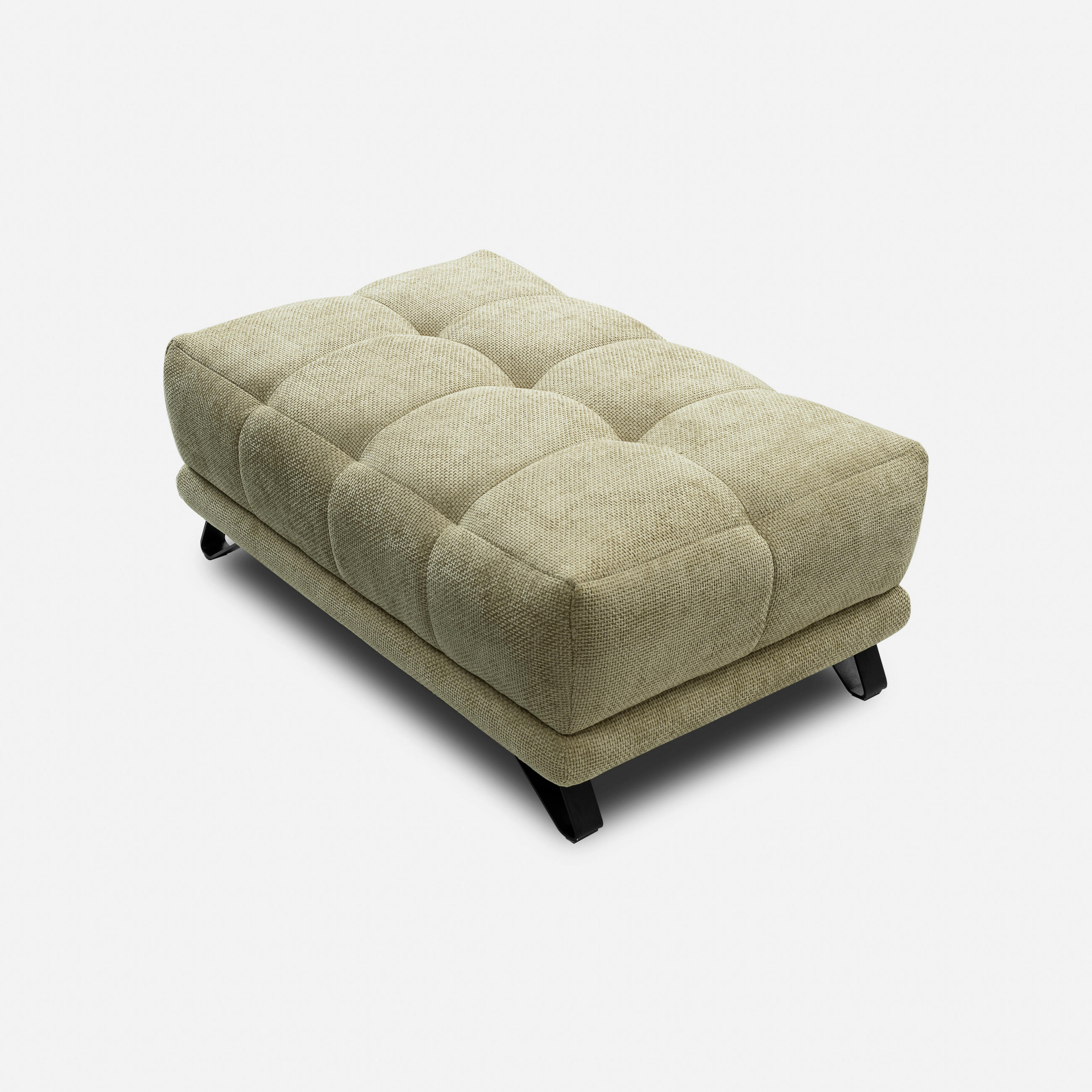 TABURE tekstil  svijetlo zelena        - svijetlo zelena/crna, Design, tekstil/metal (112/43/74cm) - Stylife