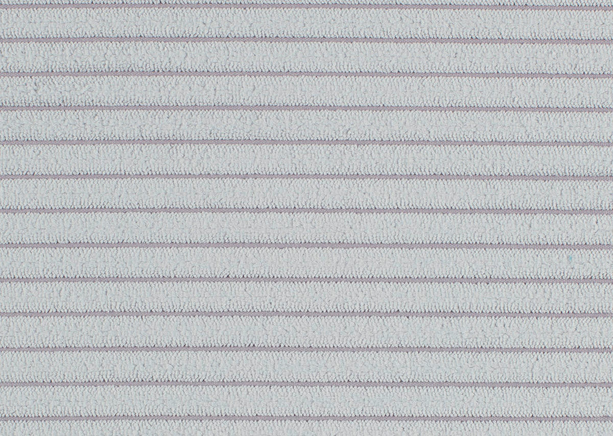 ECKSOFA Hellgrau Cord  - Hellgrau/Schwarz, KONVENTIONELL, Textil/Metall (280/173cm) - Hom`in