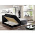 BOXSPRINGBETT 'PRINZ' H2 Lederlook 200/200 cm INKL. Matratze, gepolstertes Kopfteil, Bettkasten, Topper - Silberfarben/Schwarz, MODERN, Textil (200/200cm) - Novel BOXSPRINGBETT 'PRINZ' H2 Lederlook 200/200 cm INKL. Matratze, gepolstertes Kopfteil, Bettkasten, Topper - Silberfarben/Schwarz, MODERN, Textil (200/200cm) - Novel
