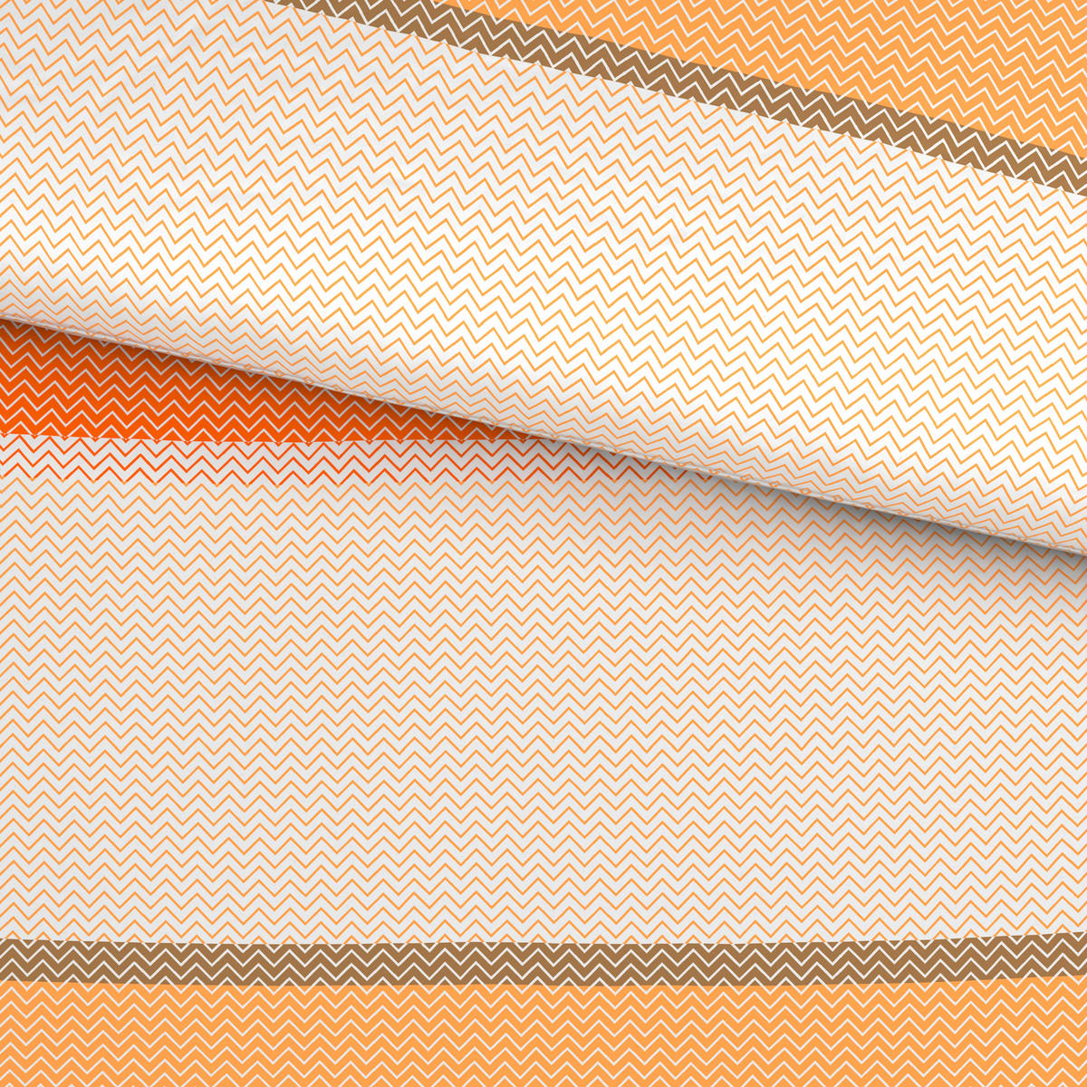 Lenjerie De Pat 220/200 cm  - portocaliu, Konventionell, textil (220/200cm) - Novel