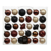 CHRISTBAUMKUGEL-SET  - Basics (7,00/7,00/7,00cm)
