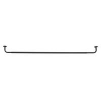 VORHANGSTANGENSET 160 cm  - Schwarz, Design, Metall (160cm)