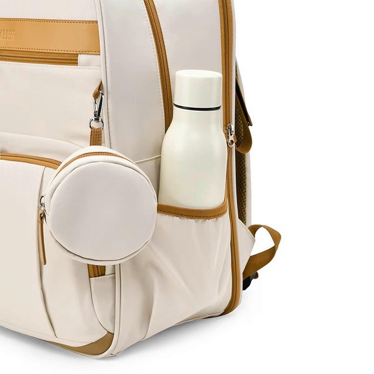 WICKELRUCKSACK  - Creme, Basics, Textil (30/40/21cm)