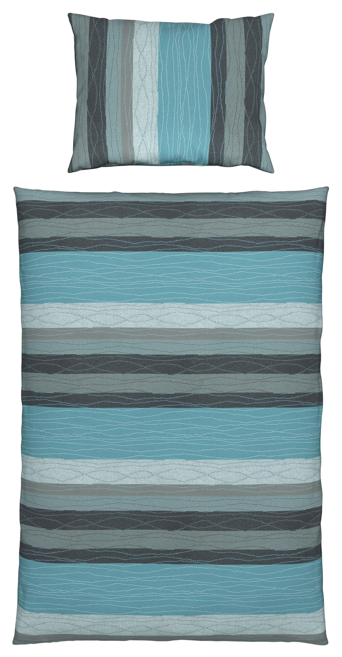 Bettwäsche 140x200 cm Petra Renforce, Blau