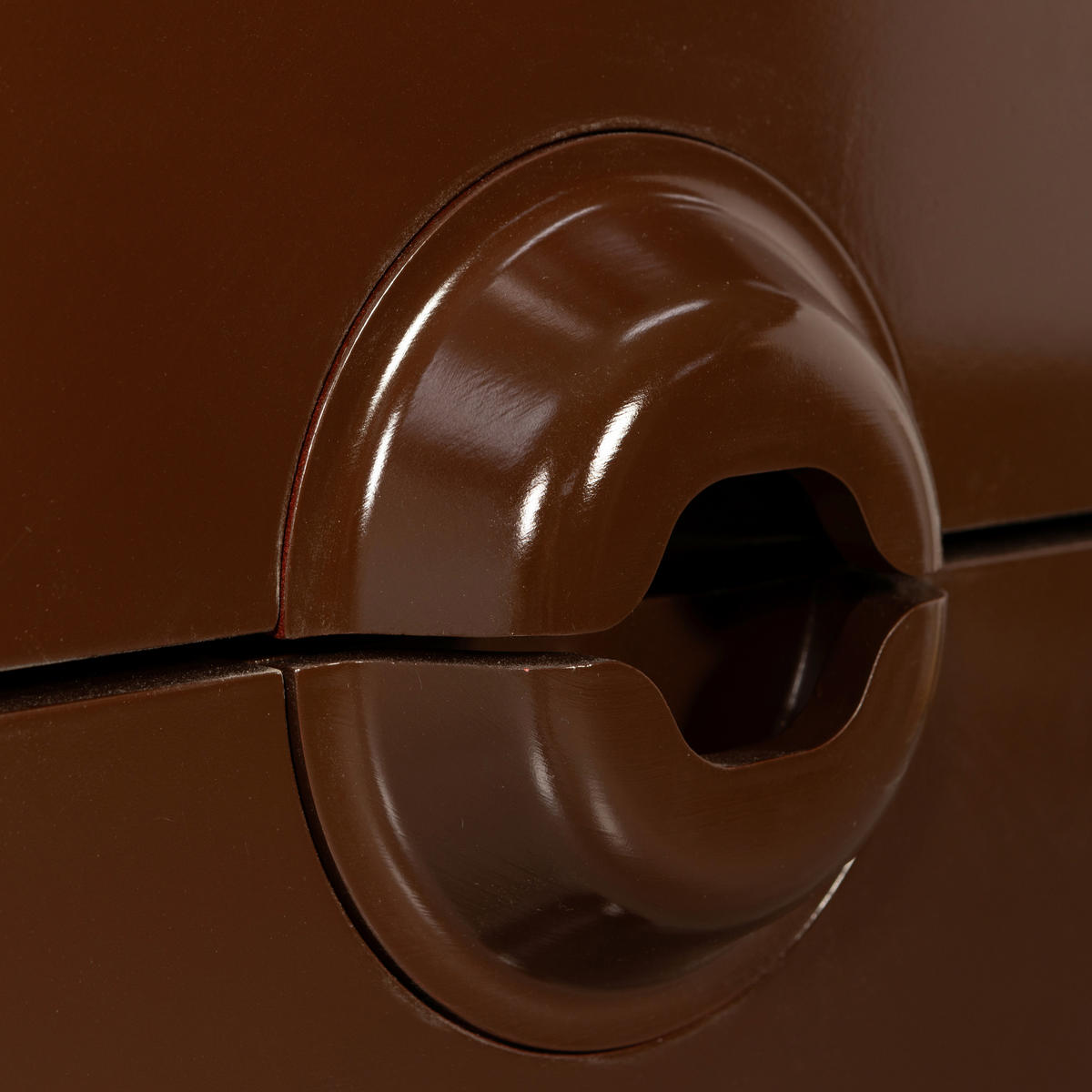 KOMMODE Merge, 44/120/45 cm, 6 Schublade(n)  - Rot/Braun, Design, Holz (44/120/45cm) - Livetastic