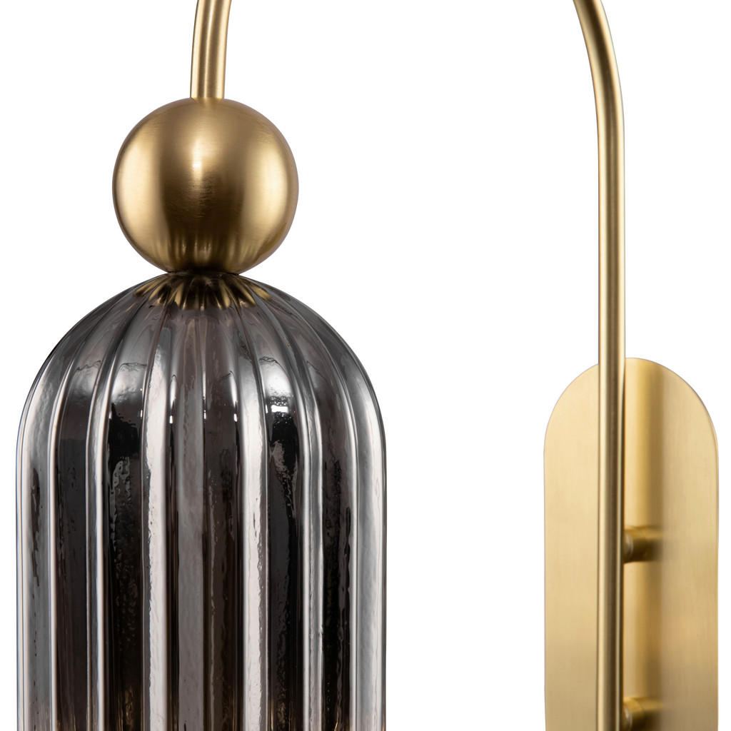 Thumbnail - Maytoni Wandleuchte, Gold, Metall, Glas, 10x53.5x23.5 cm, CE, gleichmäßige Lichtverteilung, Lampen & Leuchten, Innenbele...