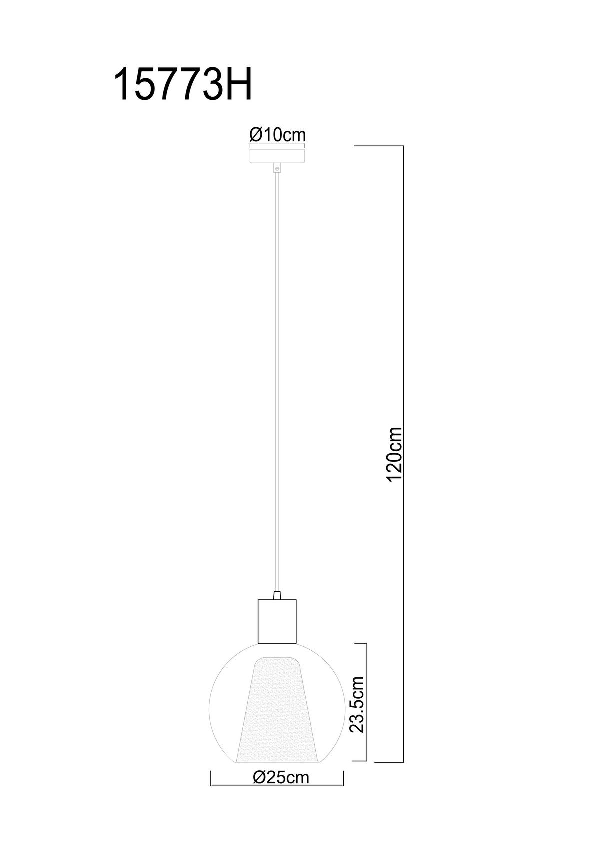 ZÁVĚSNÉ SVÍTIDLO, 25/120 cm  - Basics (25/120cm) - Globo