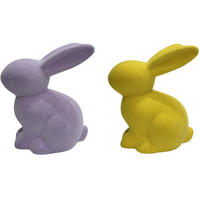 DEKOHASE - Pink/Gelb, LIFESTYLE, Keramik (9,8/5,8/11,5cm)