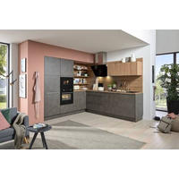 EINBAUKÜCHE LUCCA  - Eichefarben/Grau, MODERN, Holzwerkstoff - Nolte Küchen