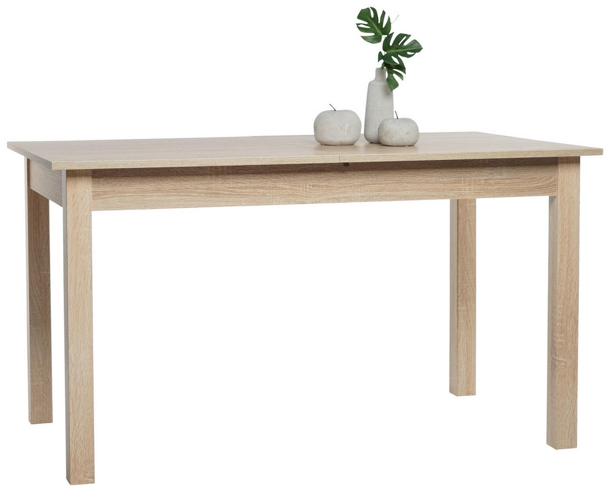 JÍDELNÍ STŮL, Sonoma dub, 140/80/76,5 cm - Sonoma dub, Design, kompozitní dřevo (140/80/76,5cm) - MID.YOU