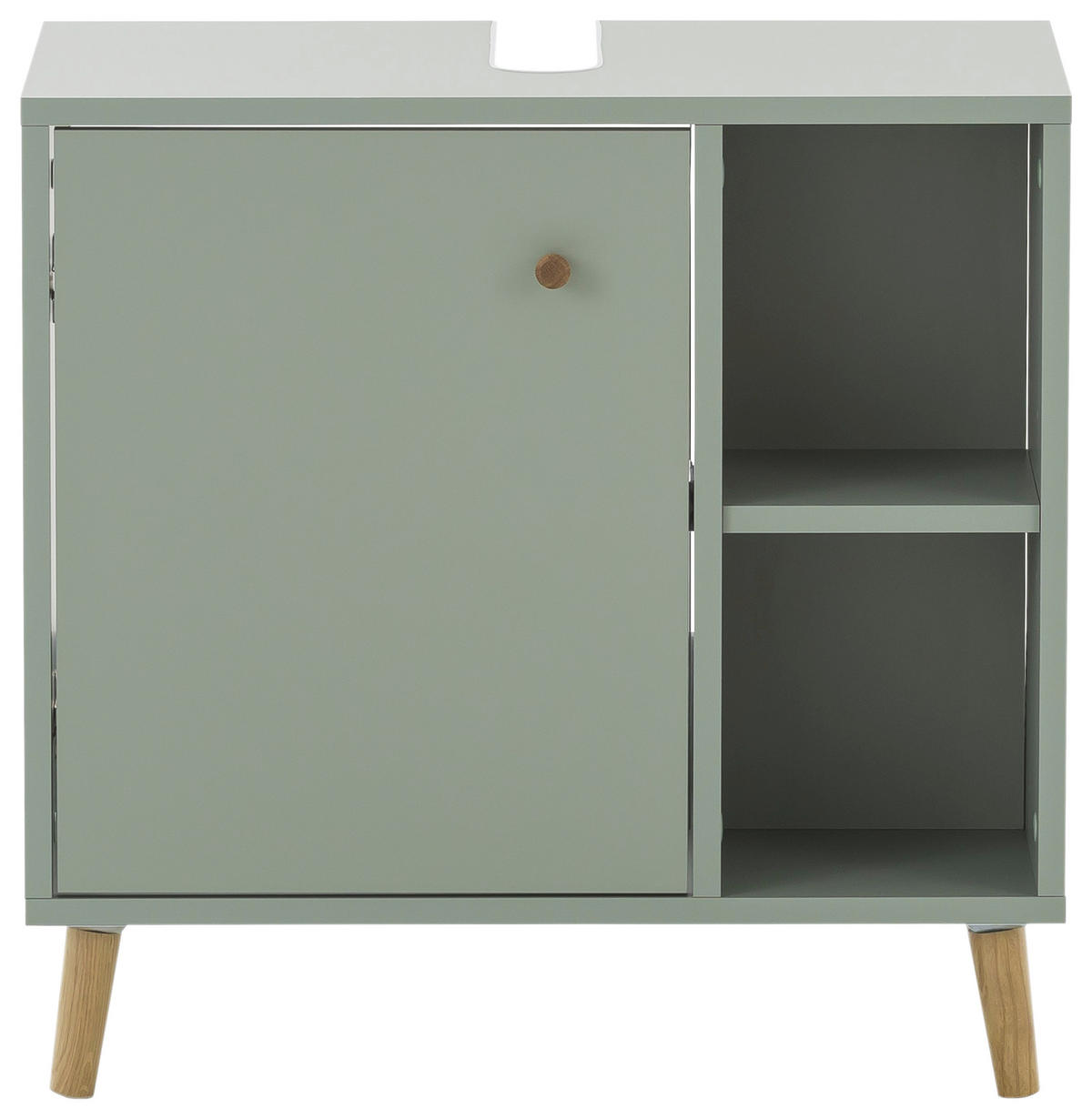 WASCHBECKENUNTERSCHRANK 60,2/59,3/33,1 cm  - Jadegrün/Salbeigrün, MODERN, Holz/Holzwerkstoff (60,2/59,3/33,1cm) - Stylife