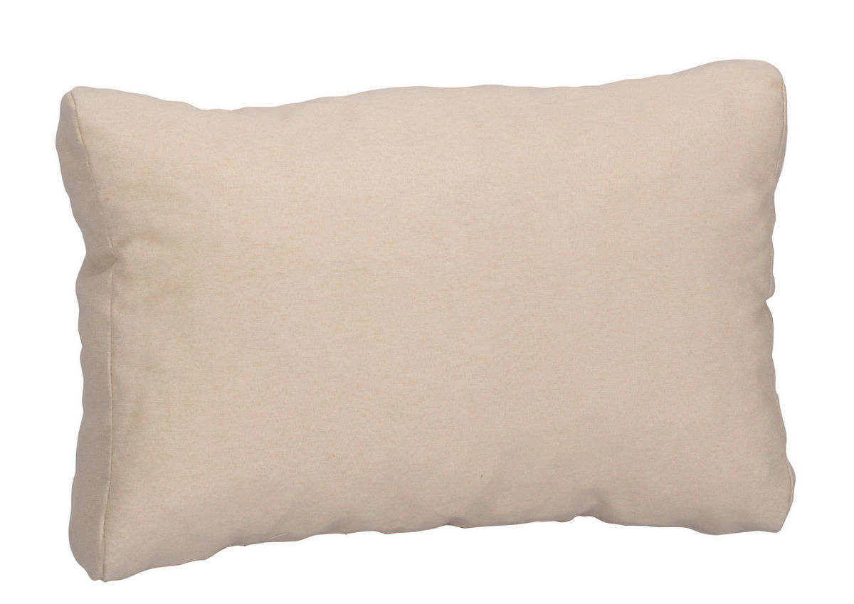 LOUNGEKISSEN Beige Uni  - Beige, Basics, Textil (80/40/20cm) - Gardenson