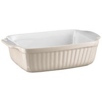 AUFLAUFFORM KITCHEN TIME Keramik 2-teilig  - Beige, Basics, Keramik (33/8/24cm) - Mäser
