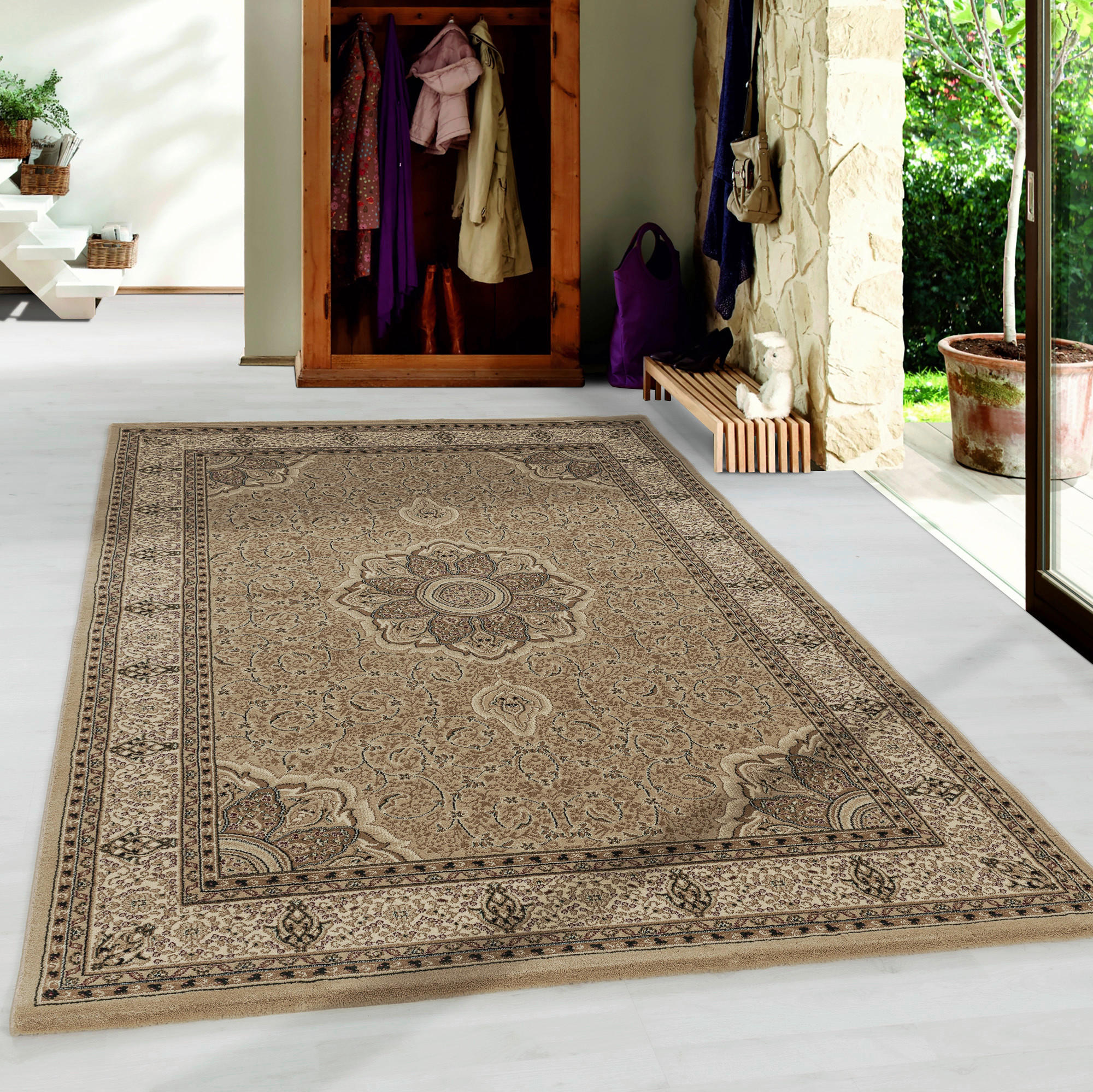 WEBTEPPICH 80/150 cm Kashmir 2601 Beige Beige  - Beige, LIFESTYLE, Textil (80/150cm)