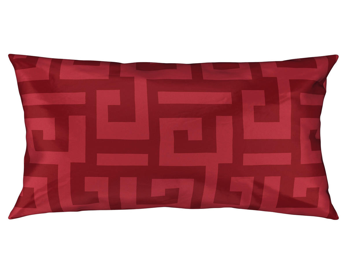 KISSENHÜLLEN-SET Mila 40/80 cm  - Bordeaux, Basics, Textil (40/80cm) - Bio:Vio