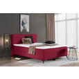 BOXBETT 160/200 cm  in Rot  - Rot/Schwarz, Design, Holz/Holzwerkstoff (160/200cm) - Xora