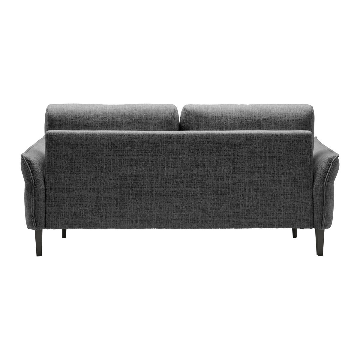 3-SITS SOFFA i vävt tyg antracit  - svart/antracit, Modern, trä/textil (183/85/92cm) - MID.YOU