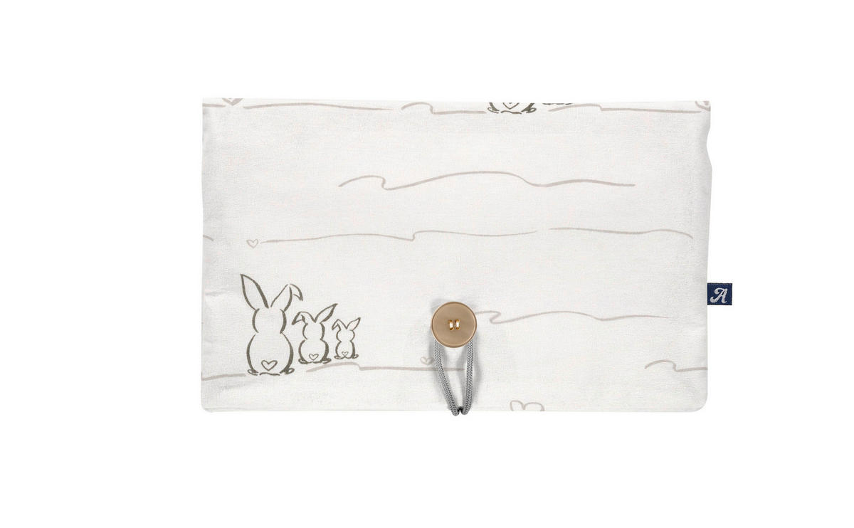WINDELTASCHE   Häschen  - Dunkelgrau/Hellgrau, Basics, Textil (28/18/1cm) - Alvi