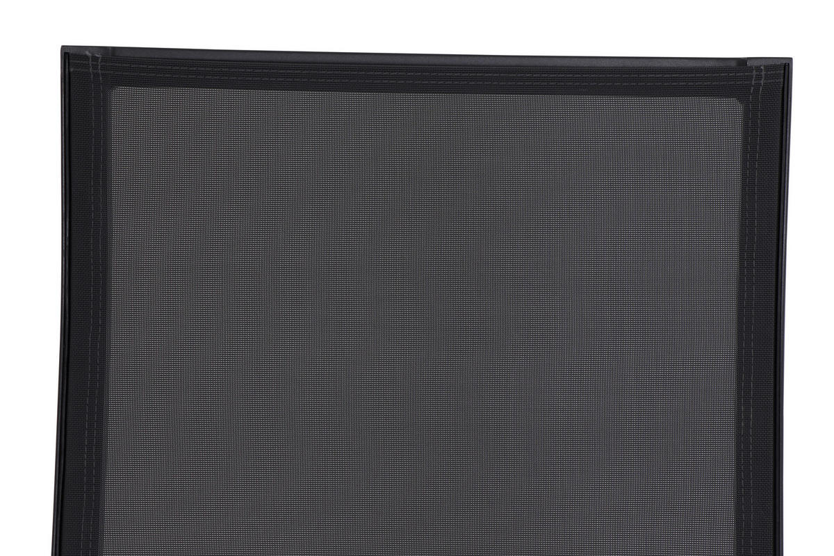 GARTENLIEGE 154/102/70 cm  - Anthrazit, Basics, Kunststoff/Textil (154/102/70cm) - Siena Garden