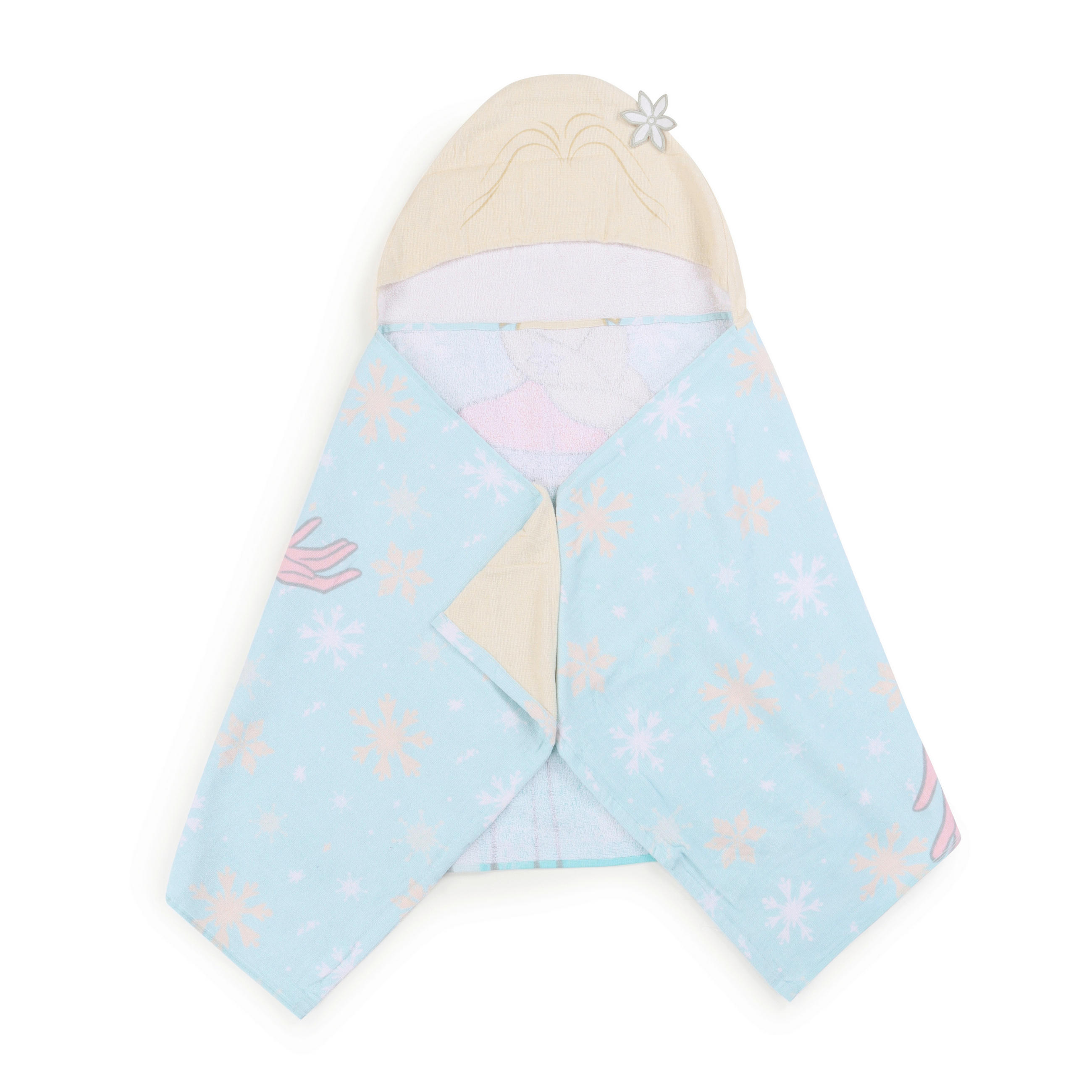KAPUZENBADETUCH DISNEY FROZEN 130/56 cm  - Hellblau, Basics, Textil (130/56cm)