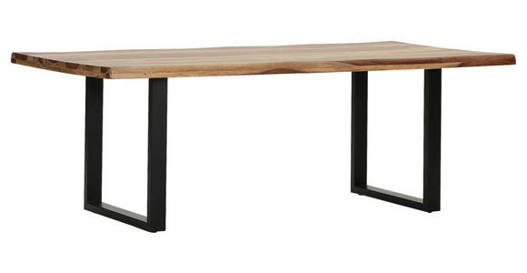 TISCHPLATTE      - Sheeshamfarben, Design, Holz (220/100/5cm) - Landscape
