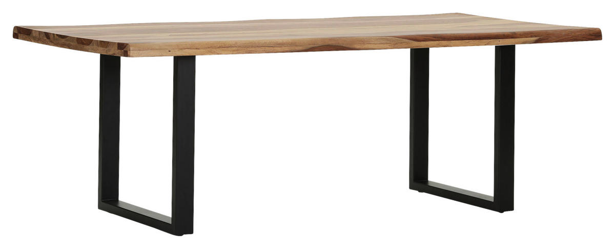 TISCHPLATTE Sheeshamfarben   - Sheeshamfarben, Design, Holz (220/100/5cm) - Landscape