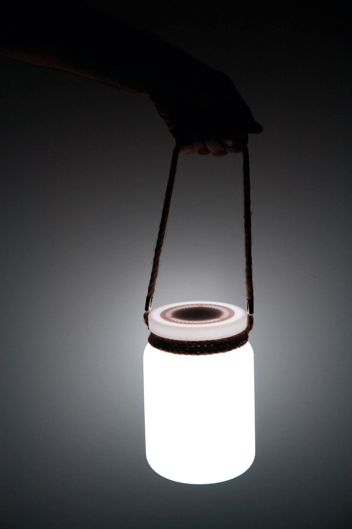 LED LAMPE PARTY - Weiß, Trend, Kunststoff (21cm)