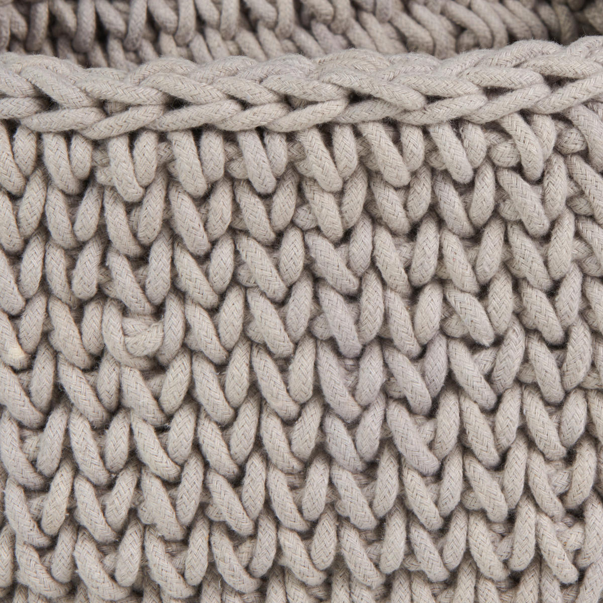 AUFBEWAHRUNGSKÖRBCHEN  18/18 cm    - Grau, Basics, Textil (18/18cm) - Patinio
