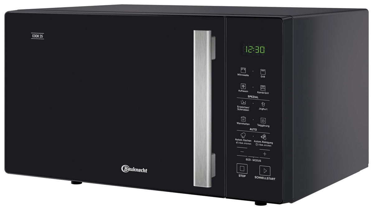 MIKROWELLE MWK 253 B  - Schwarz, Trend, Glas/Kunststoff (48,3/28,1/41,9cm) - Bauknecht