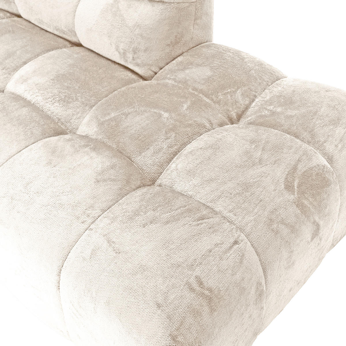 ECKSOFA Beige Flachgewebe  - Beige/Schwarz, MODERN, Kunststoff/Textil (235/275cm) - Landscape