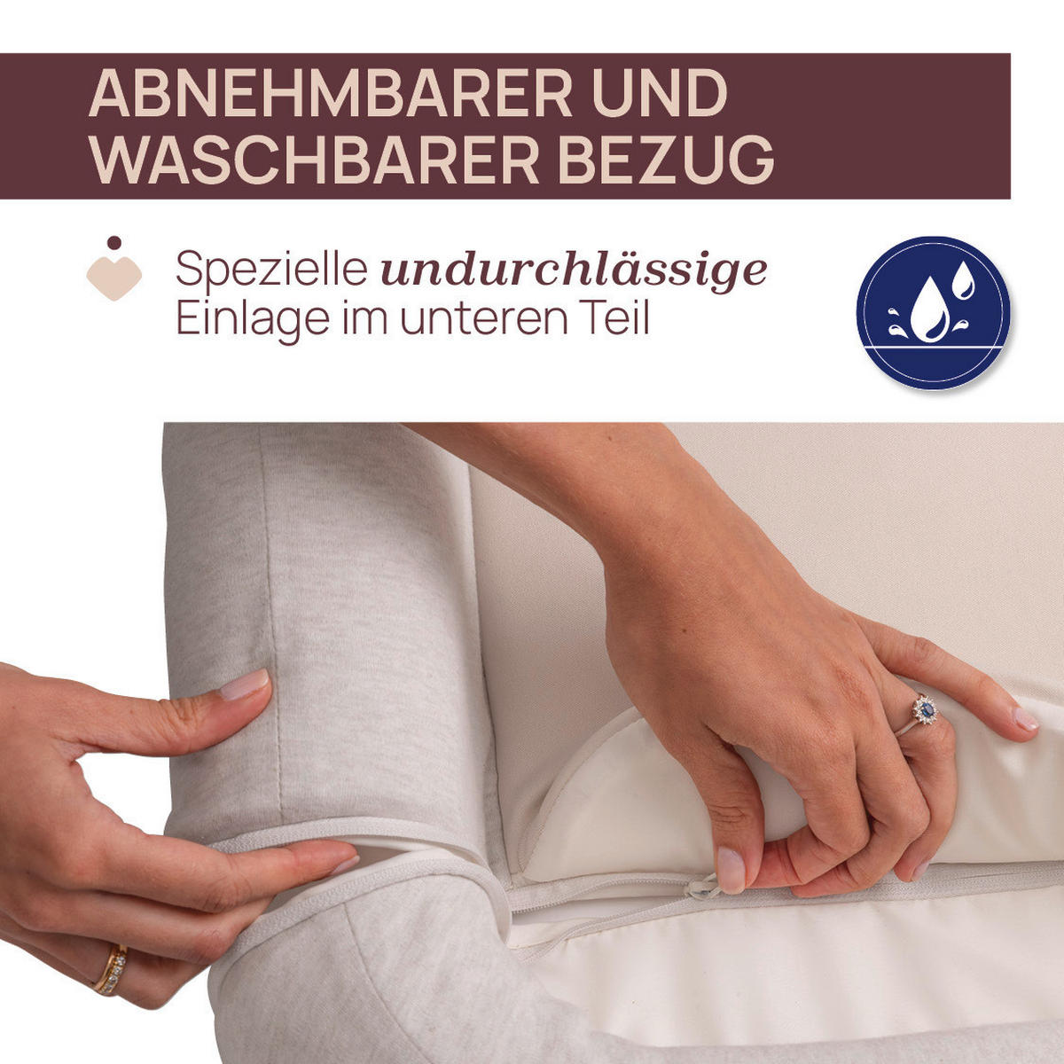 NESTCHEN Mummy Pod   49/81 cm  - Beige, Basics, Textil (49/81cm) - Chicco
