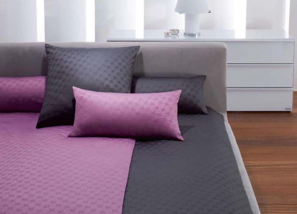 BETTWÄSCHE Jacquard 135/200 cm  - Anthrazit, Basics, Textil (135/200cm) - Joop!