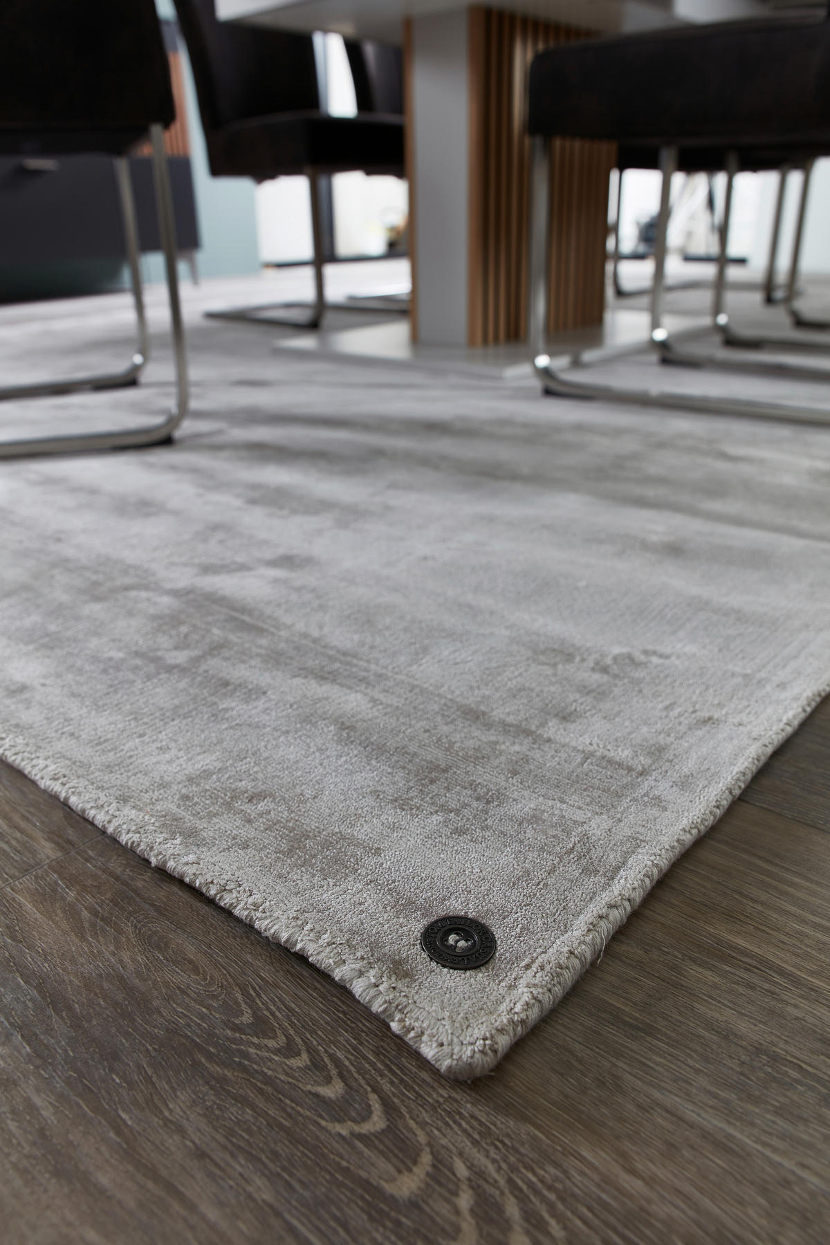 HANDWEBTEPPICH 250/350 cm Silberfarben rechteckig  - Silberfarben, Basics, Textil (250/350cm) - Tom Tailor