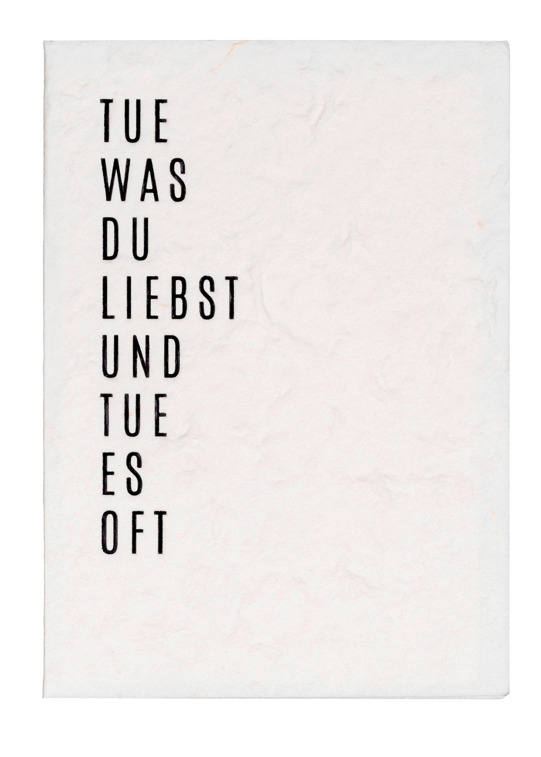 KARTE  - Schwarz, Basics, Papier (17.4/12.4/0.1cm) - Räder