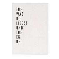 KARTE  - Schwarz, Basics, Papier (17.4/12.4/0.1cm) - Räder