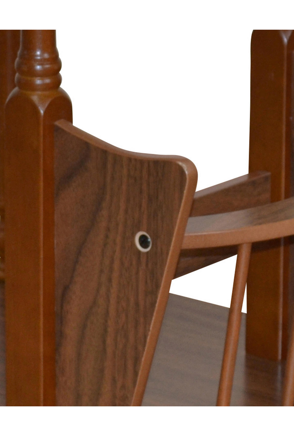 BEISTELLTISCH 38/48/56 cm Pinie massiv Nussbaumfarben  - Nussbaumfarben, KONVENTIONELL, Holz/Holzwerkstoff (38/48/56cm) - MID.YOU