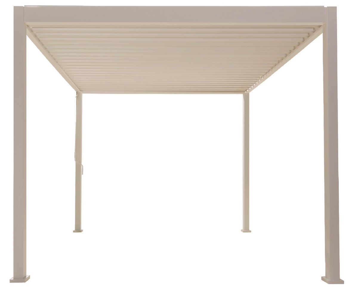 PERGOLA - Grau, Lifestyle, Metall (400/250/300cm) - Gardenson