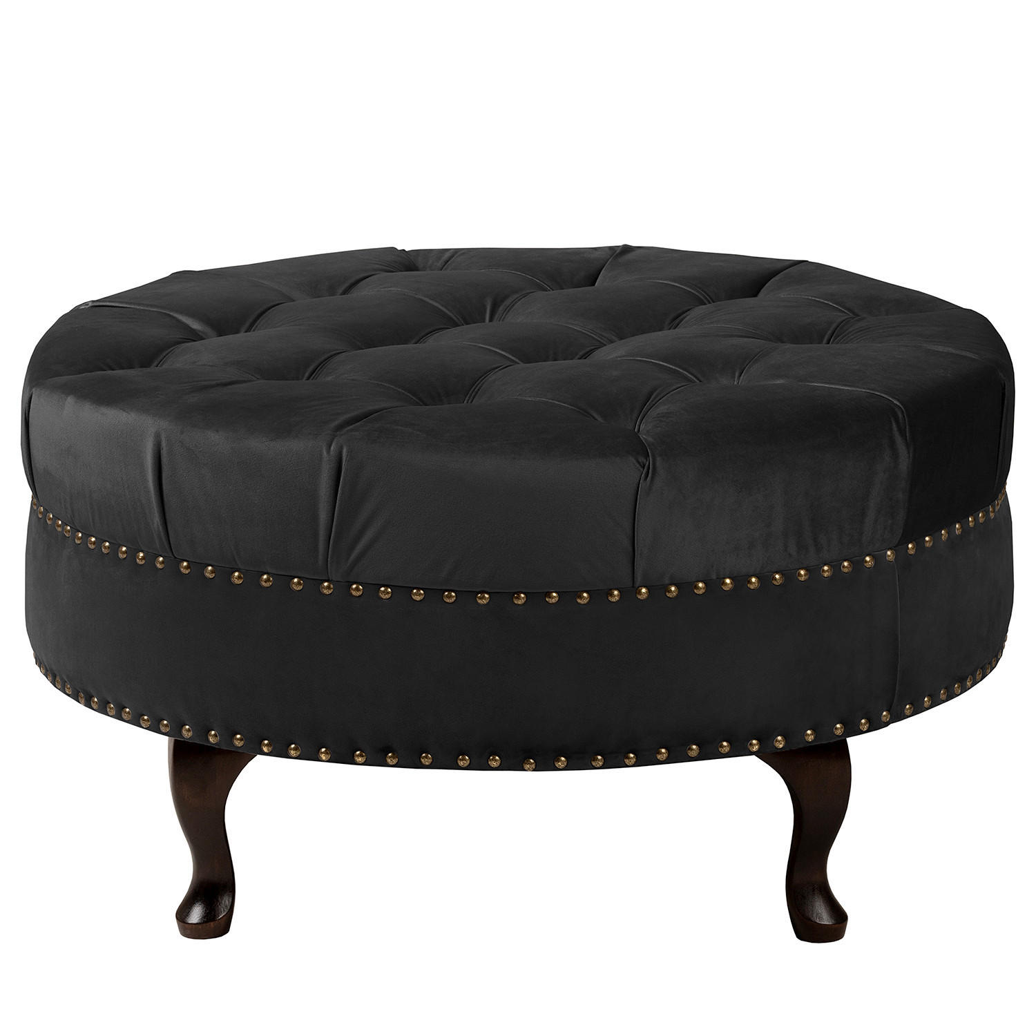 P & B Hocker Pako Schwarz 80x45x80 cm