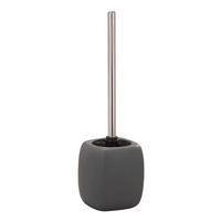 WC-BÜRSTENGARNITUR - Silberfarben/Grau, Basics, Keramik/Kunststoff (12/40cm) - Wenko
