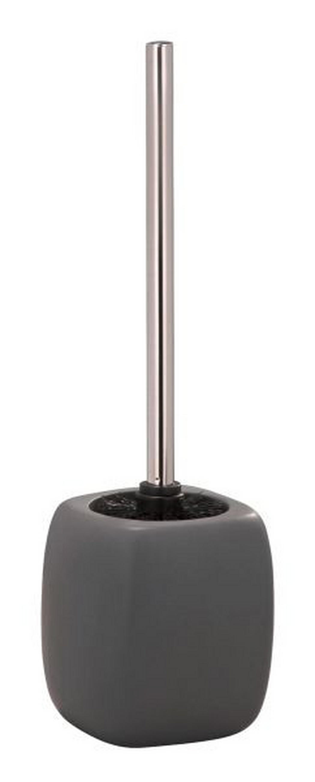 WC-BÜRSTENGARNITUR - Silberfarben/Grau, Basics, Keramik/Kunststoff (12/40cm) - Wenko