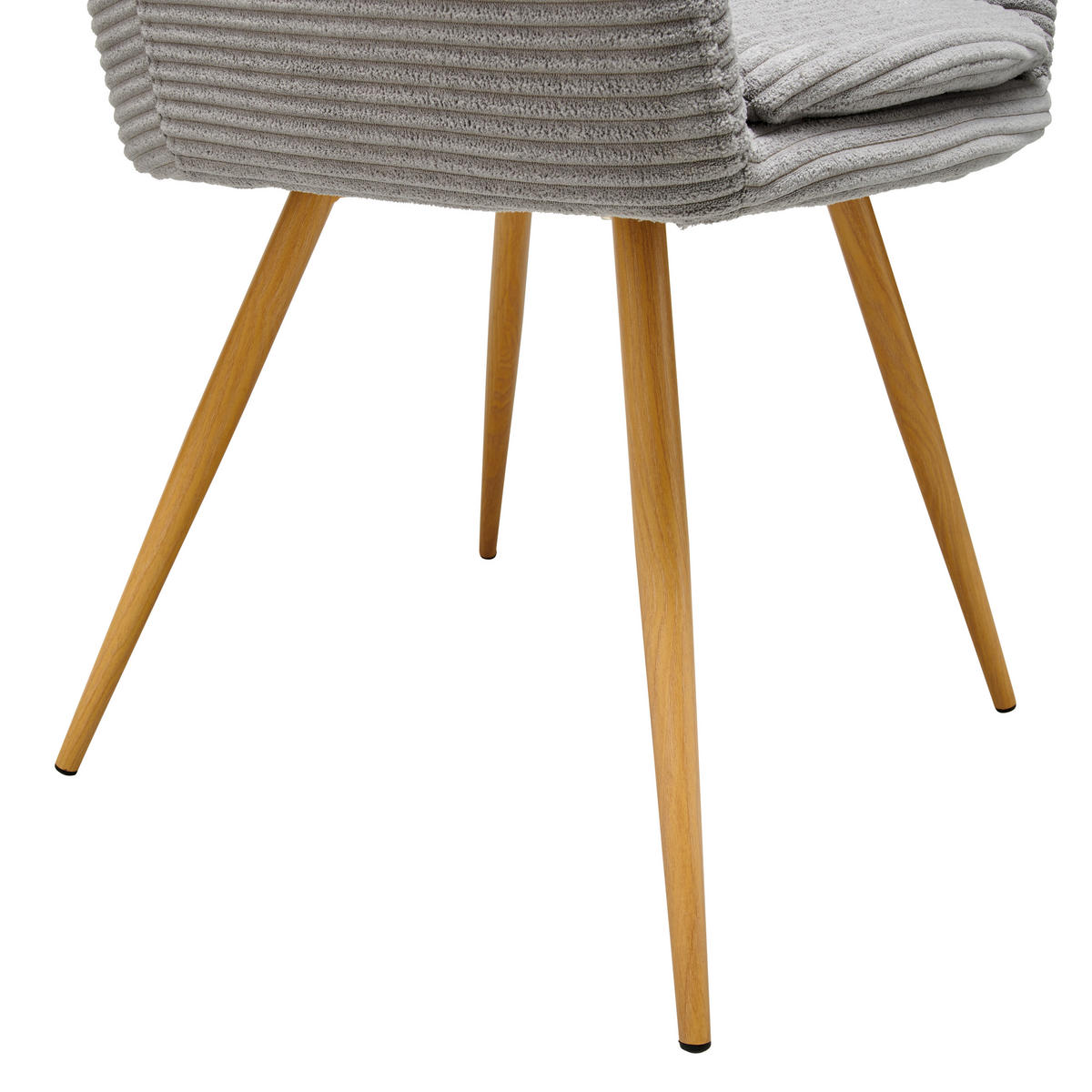ŽIDLE S PODRUČKAMI, železo, manšestr, šedá - šedá/přírodní barvy, Lifestyle, kov/textil (57/83/62cm) - MID.YOU