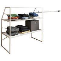 SNEDTAK HYLLA 100/100/50 cm  i vit  - vit, Design, metall (100/100/50cm) - MID.YOU