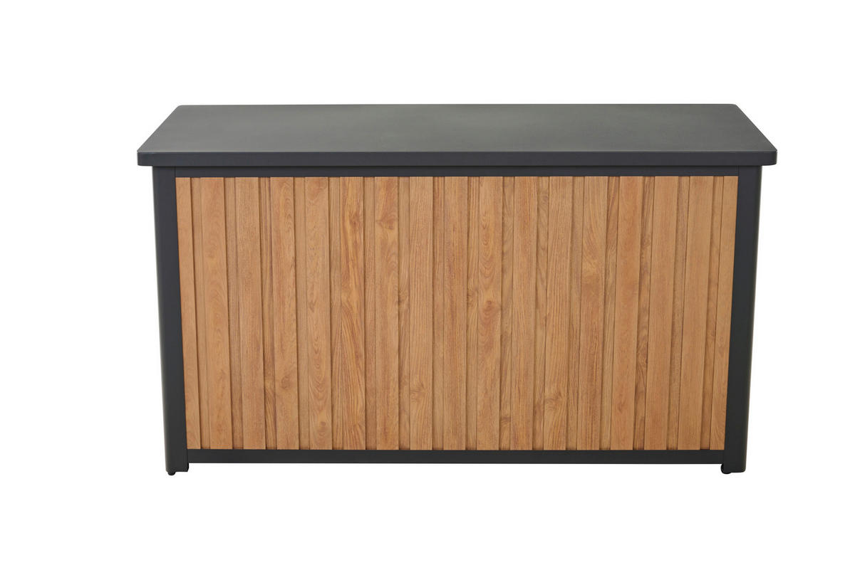 KISSENBOX 59/75/135 cm  - Braun, MODERN, Metall (59/75/135cm) - Siena Garden