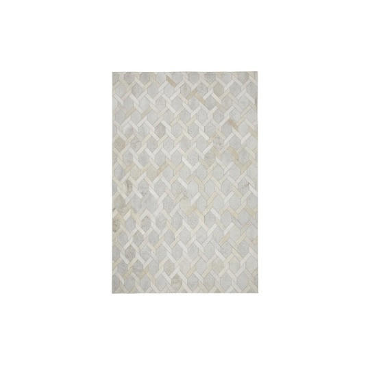 FLATVÄVD MATTA Chimera  - champagne, Basics, läder/textil (80ml) - Kayoom