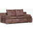 SCHLAFSOFA Lederlook Braun - Chromfarben/Braun, Design, Textil/Metall (200/66/93cm) - Carryhome SCHLAFSOFA Lederlook Braun - Chromfarben/Braun, Design, Textil/Metall (200/66/93cm) - Carryhome