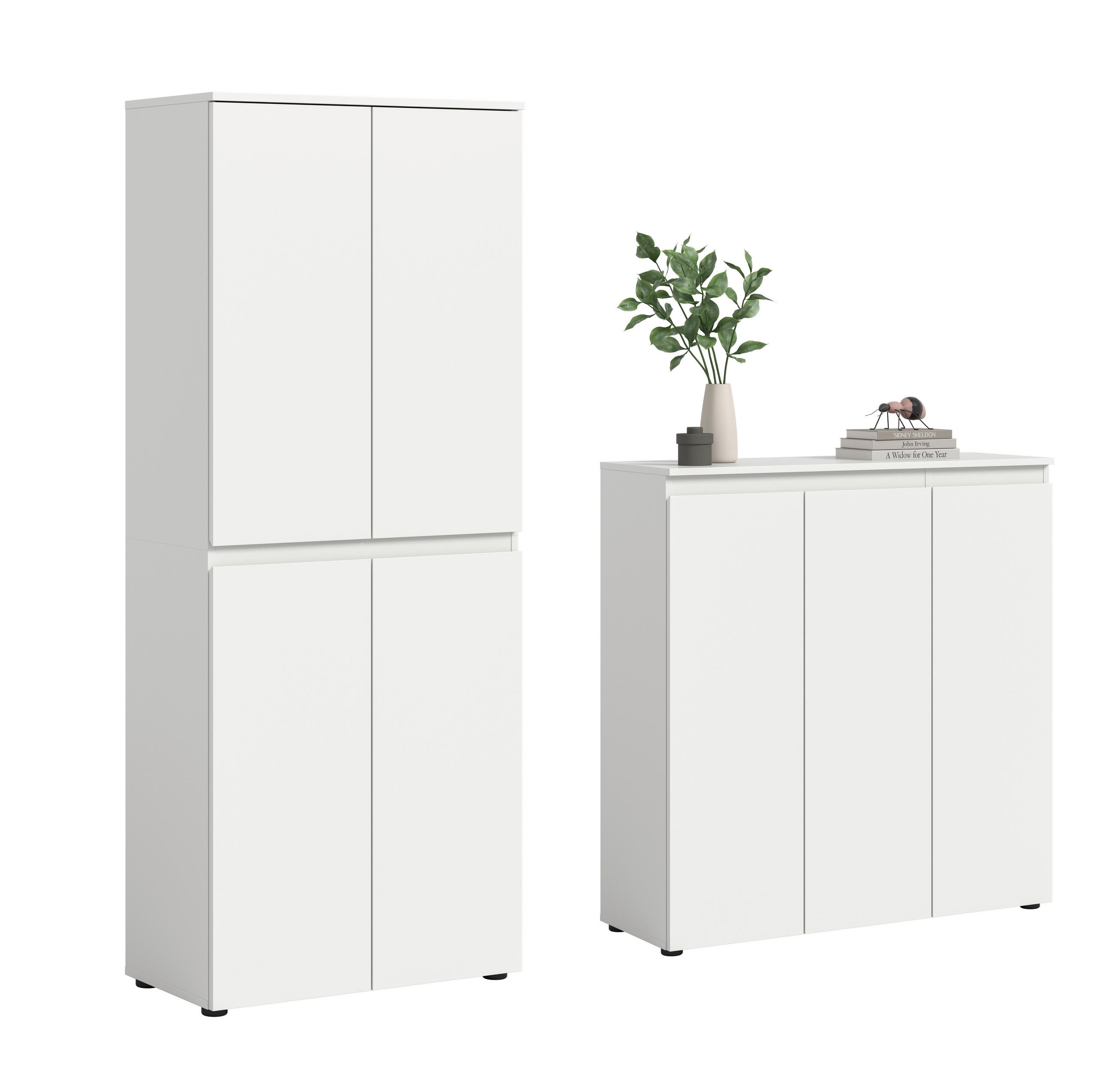 Garderobenschrank Scarpa Weiß B: 140 Cm