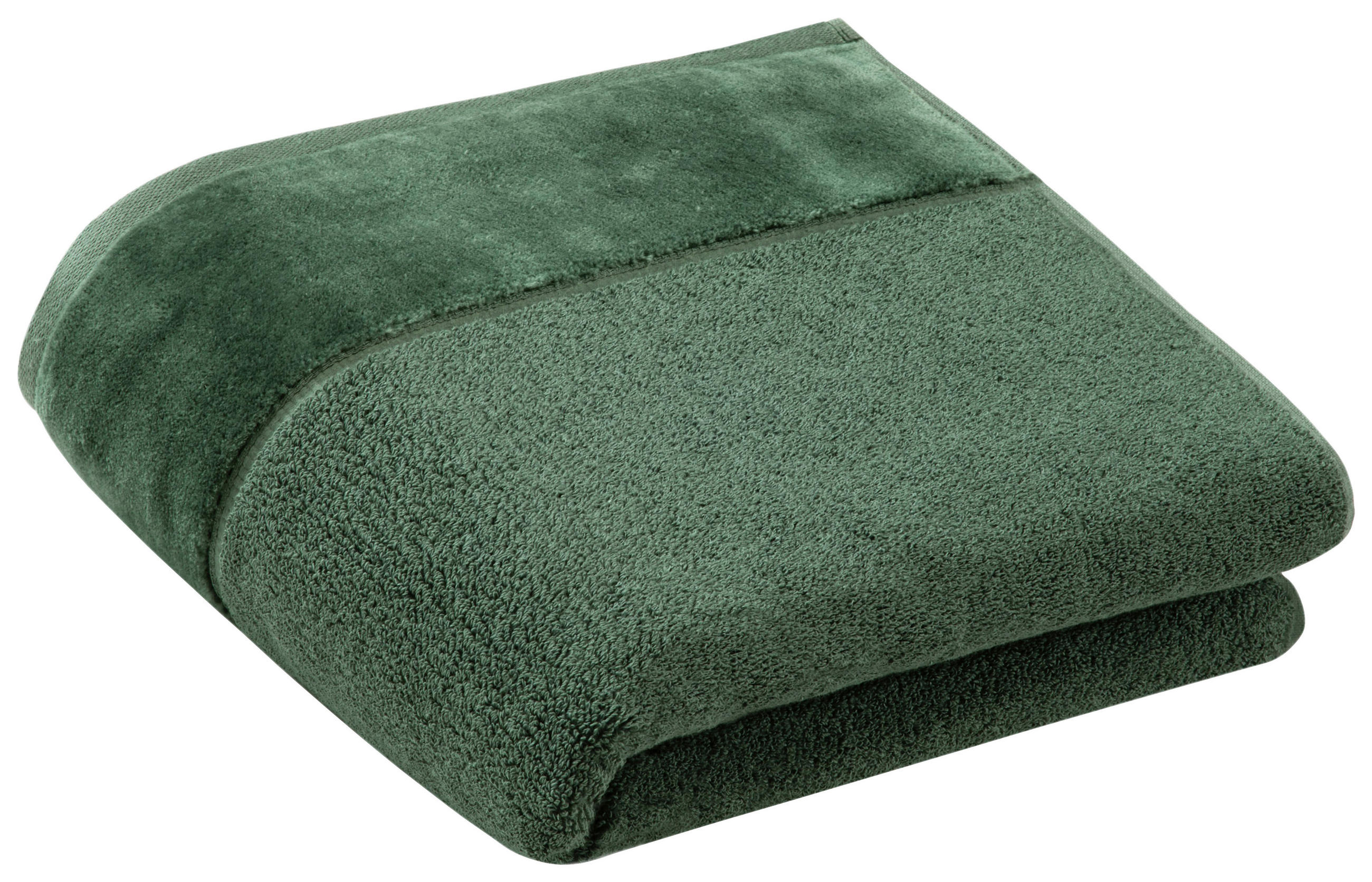 DUSCHTUCH Pure 67/140 cm  - Grün, Basics, Textil (67/140cm) - Vossen