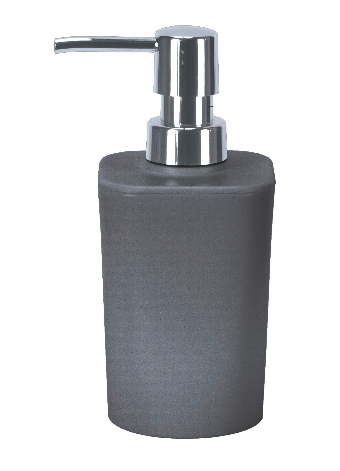 DOZATOR TEKUĆEG SAPUNA siva plastika PLENTY - siva, Konvencionalno, plastika (7,2/16,5cm) - Kleine Wolke